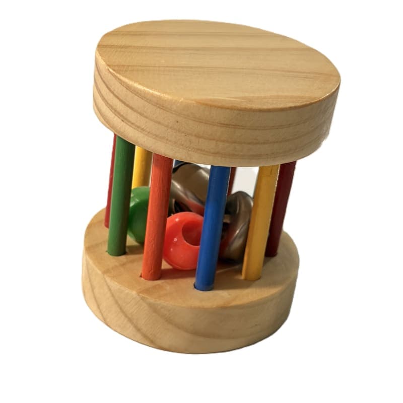 Sonajero Rodari de Madera con Cascabel