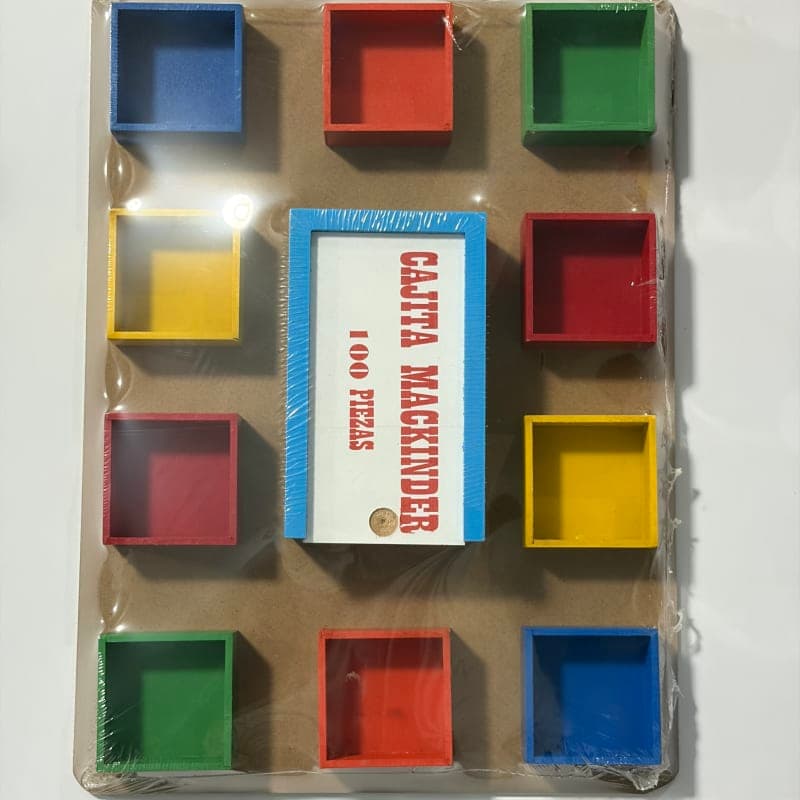 Caja Mackinder de Madera (100 piezas) | Material Didáctico de Matemáticas | Multiplicación y División